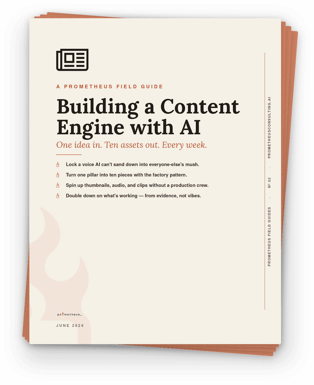 Building a Content Engine with AI cover