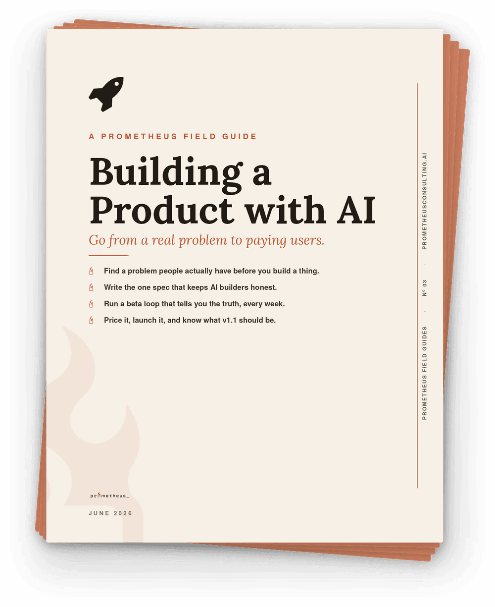 Building a Product with AI cover