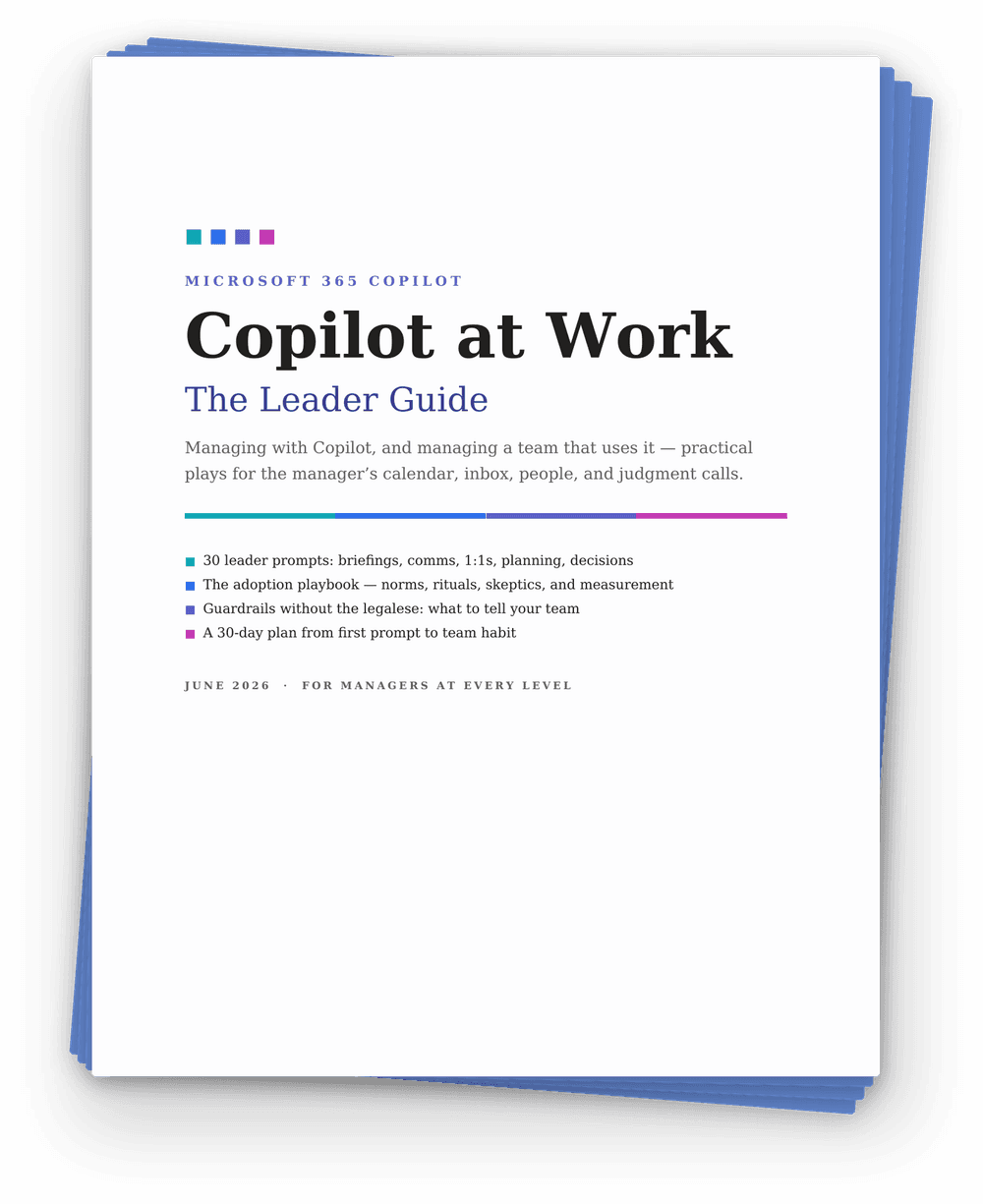 Copilot at Work cover