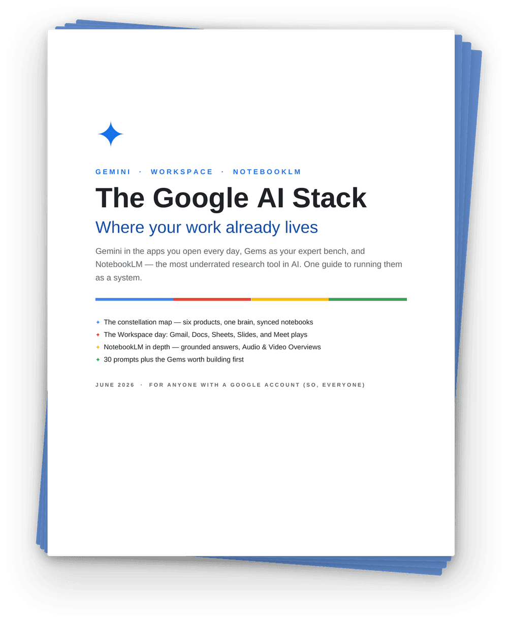 The Google AI Stack cover