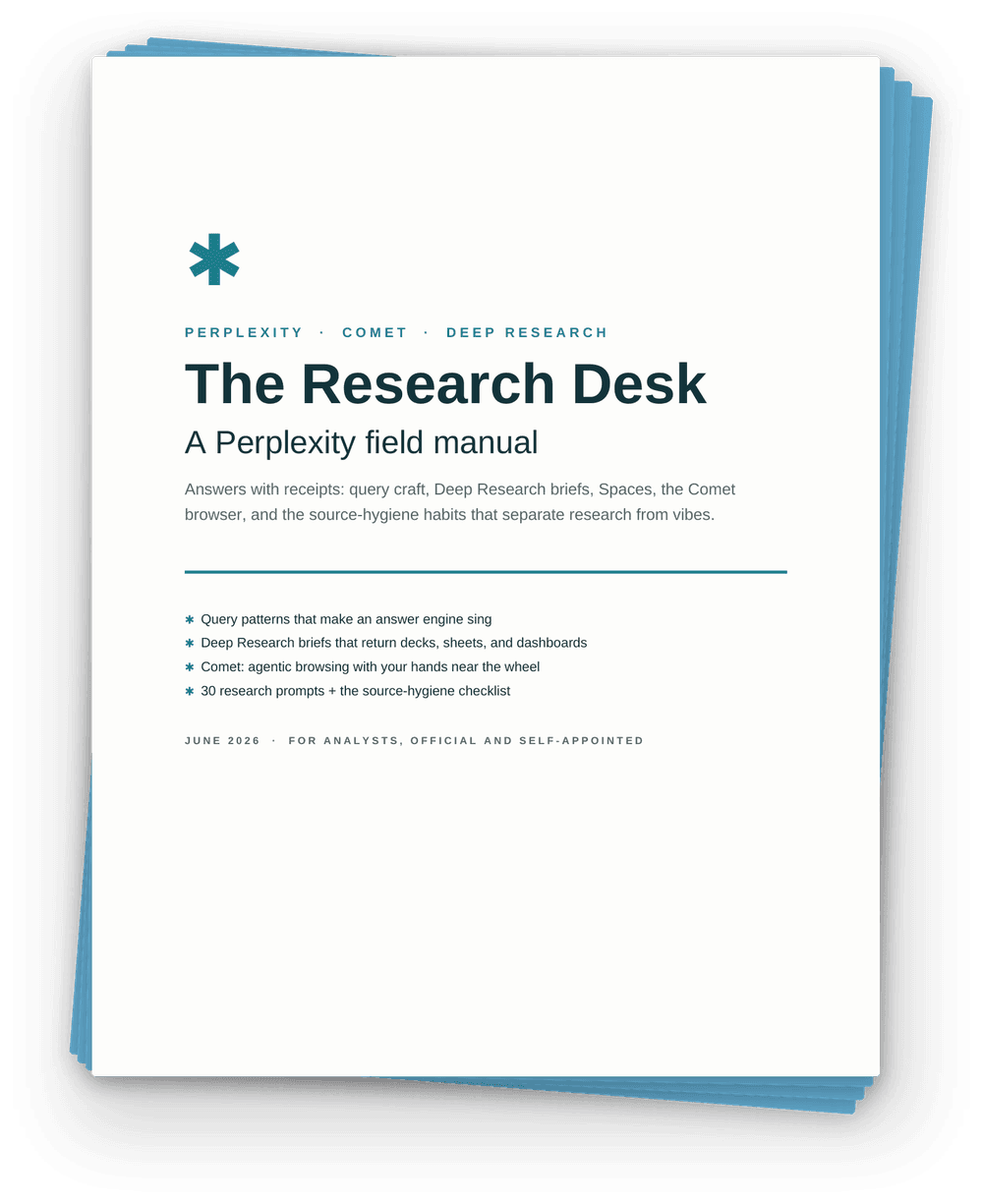 The Research Desk cover