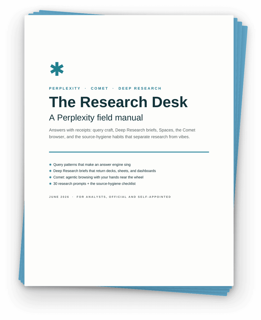The Research Desk cover