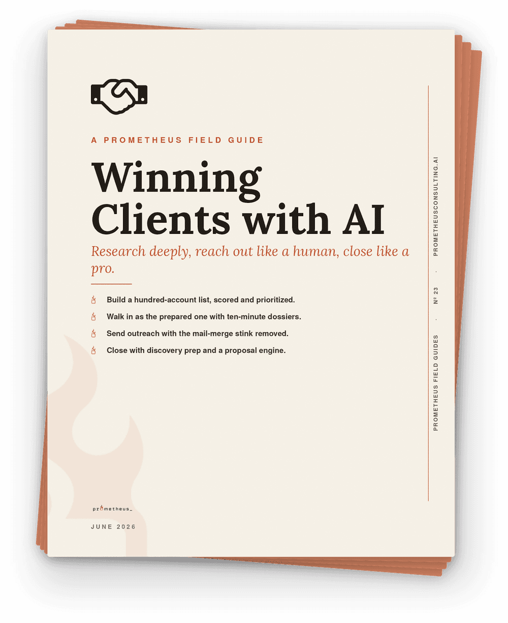 Winning Clients with AI cover